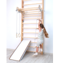 Wooden Swedish Ladder with Slider indoor playground Kittenfield K3200