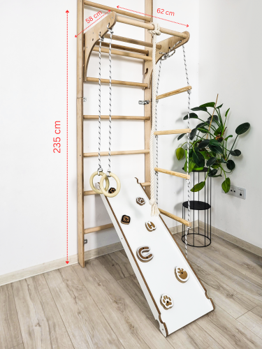 Drabinka gimnastyczna dla dzieci 235cm model P60 